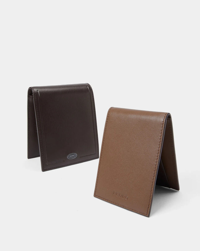 Leather Bi-Fold Wallet with Insert
