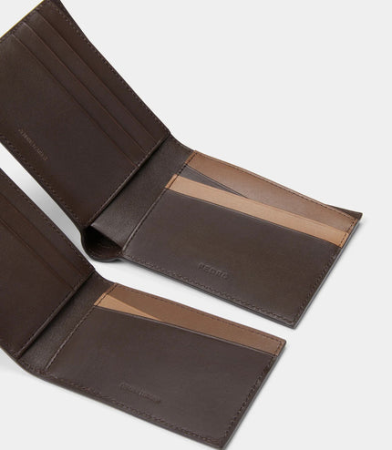Leather Bi-Fold Wallet with Insert