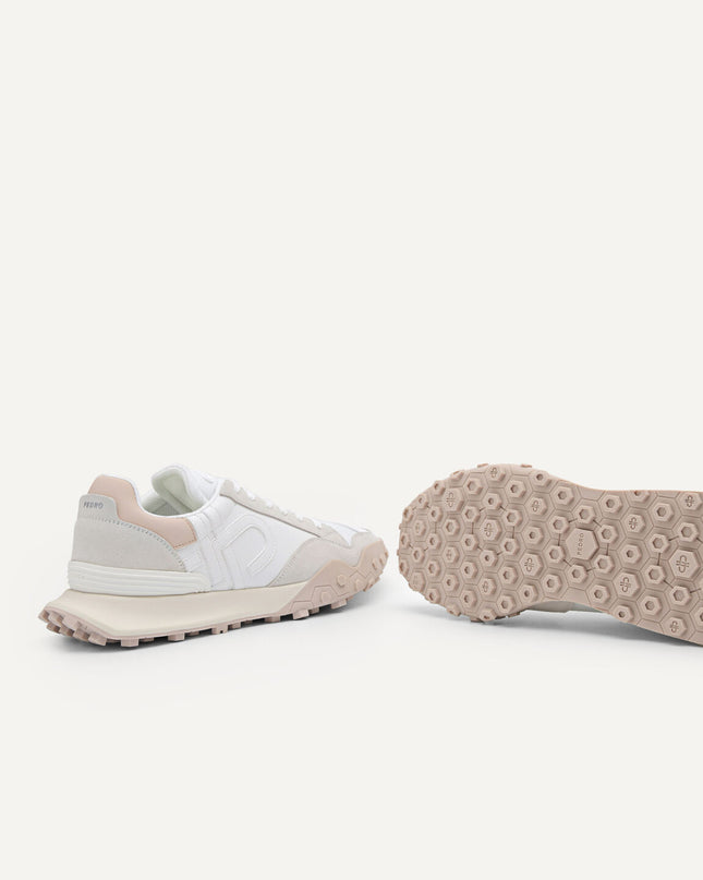 Men's PEDRO Icon Suede Sneakers - Chalk