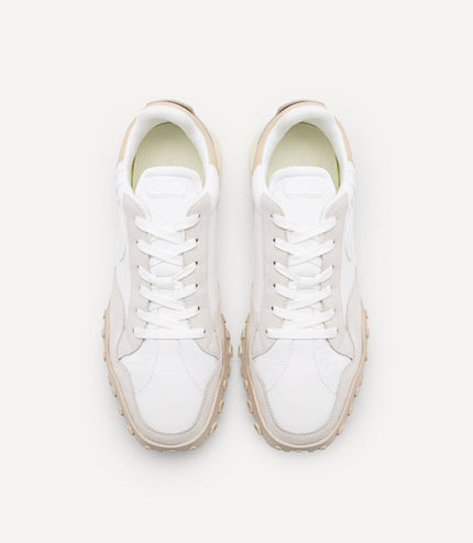 Men's PEDRO Icon Suede Sneakers - Chalk