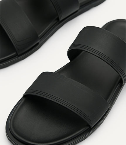 Pascal Slide Sandals - Black