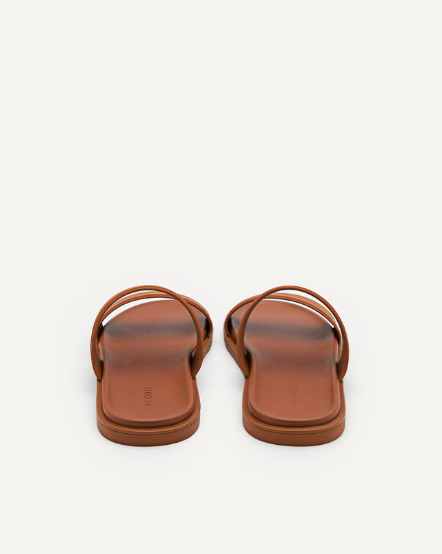Pascal Slide Sandals - Cognac