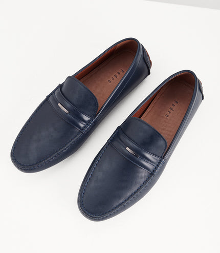 Embellished Leather Moccasins
