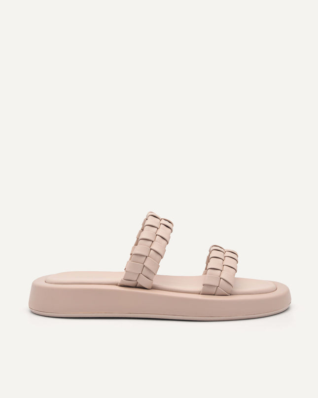 Palma Woven Sandals - Nude