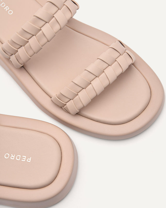 Palma Woven Sandals - Nude