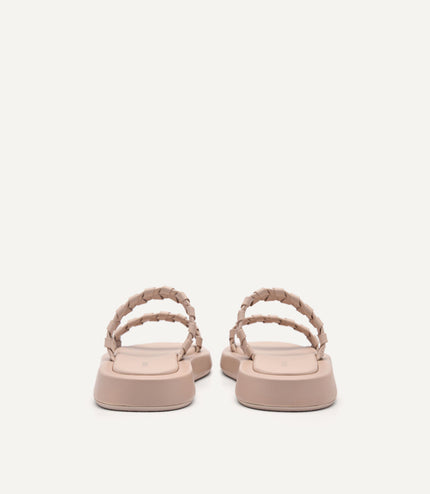 Palma Woven Sandals - Nude