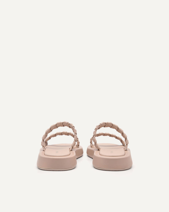 Palma Woven Sandals - Nude