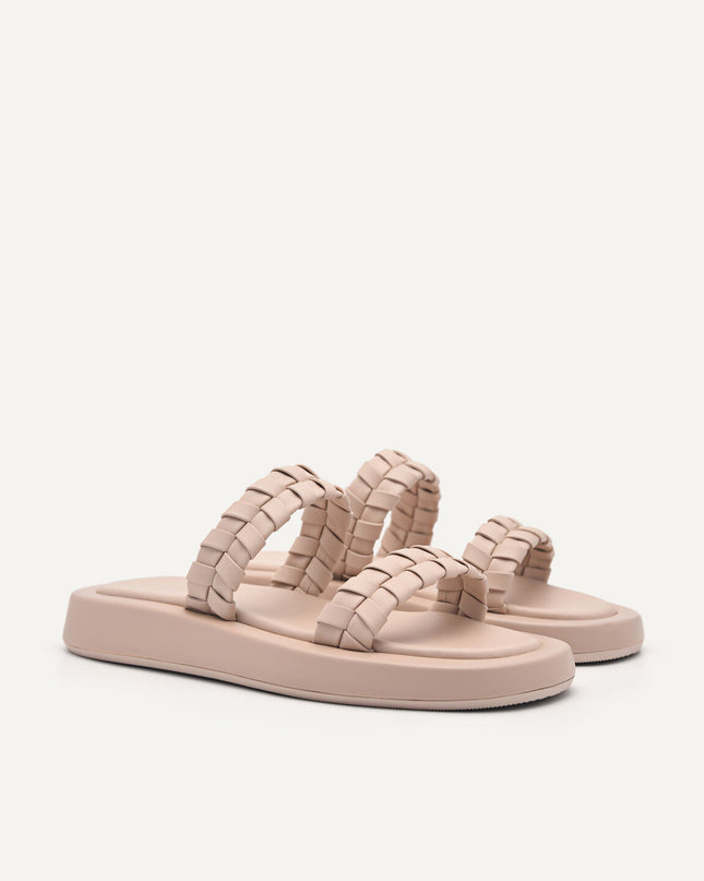 Palma Woven Sandals - Nude