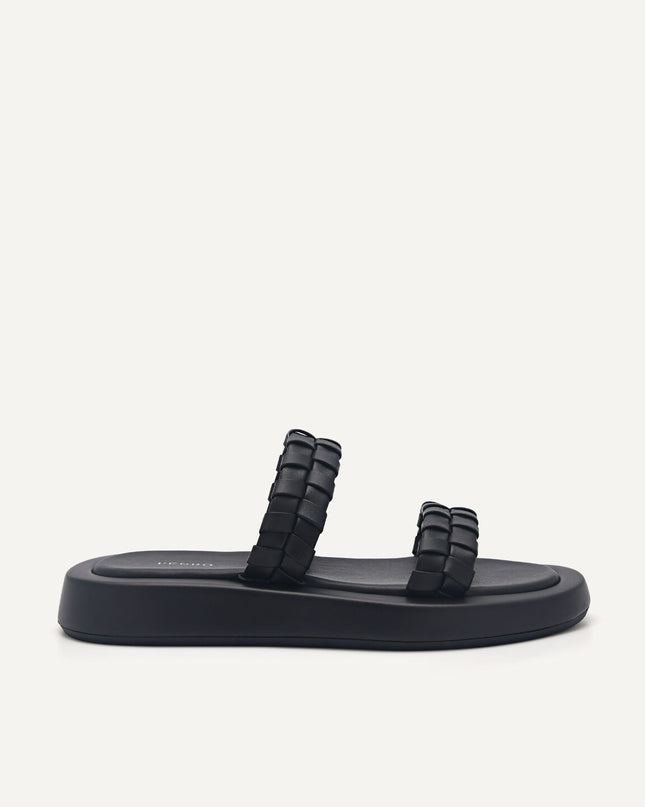 Palma Woven Sandals - Black