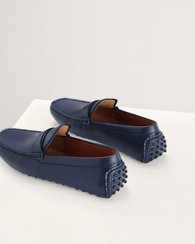 Textured Penny Moccasin