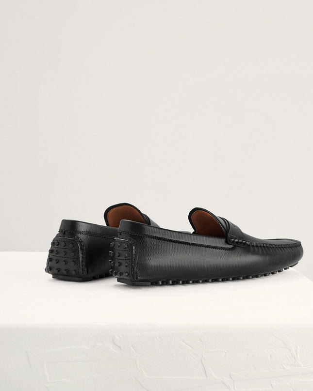 Textured Penny Moccasin