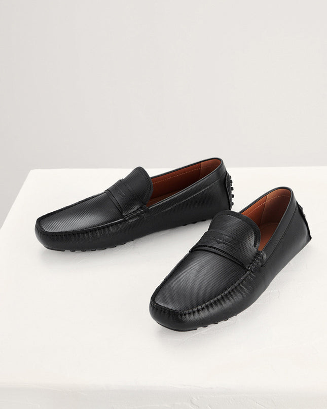 Textured Penny Moccasin