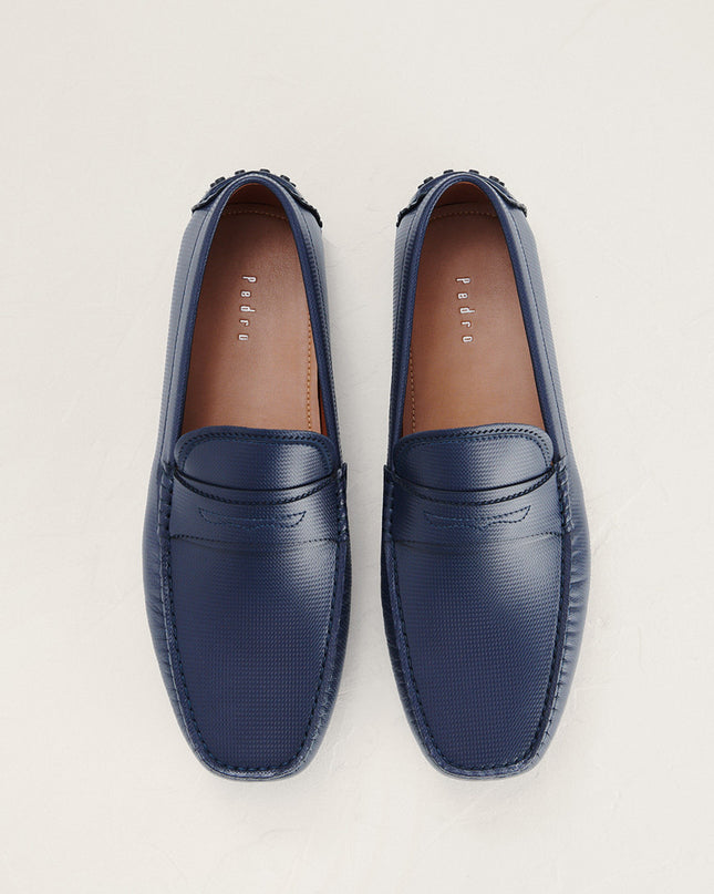 Textured Penny Moccasin