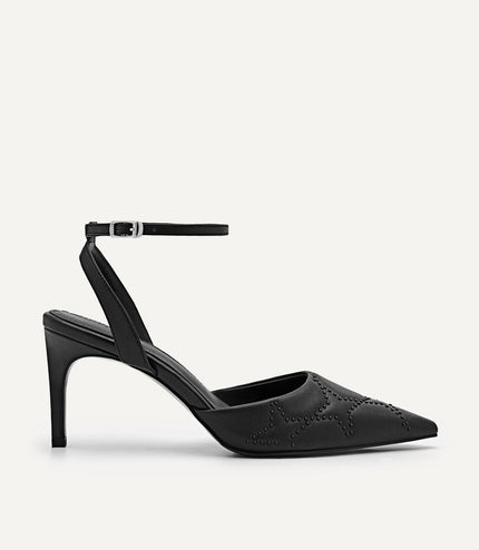 Joan Leather Pumps - Black