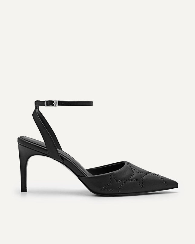 Joan Leather Pumps - Black