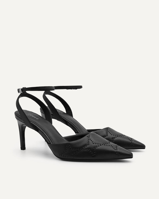 Joan Leather Pumps - Black