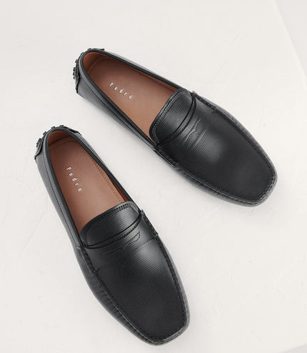 Textured Penny Moccasin