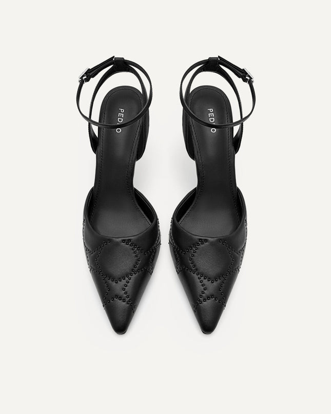Joan Leather Pumps - Black