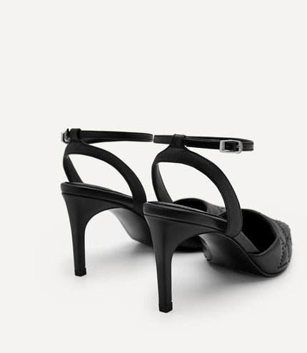 Joan Leather Pumps - Black