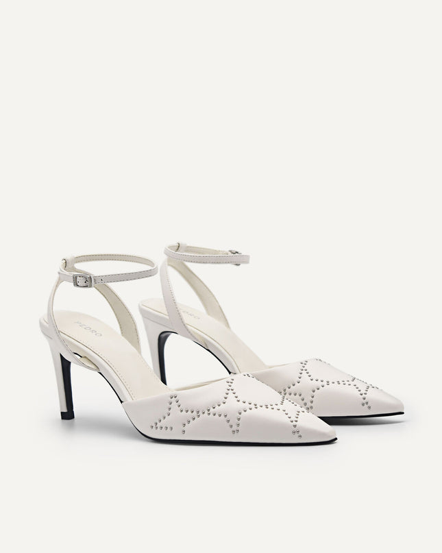 Joan Leather Pumps - White