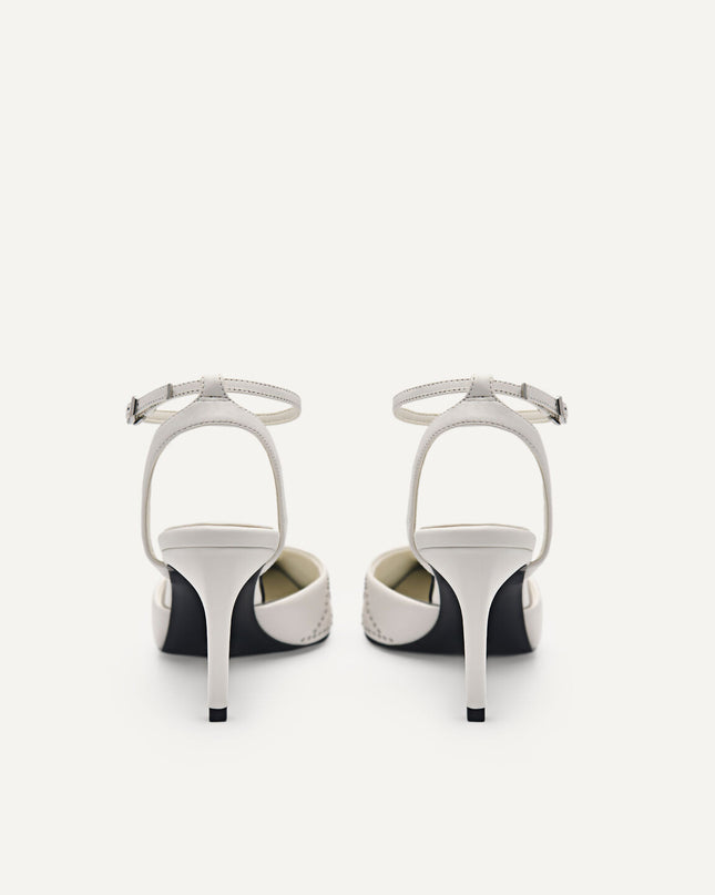 Joan Leather Pumps - White