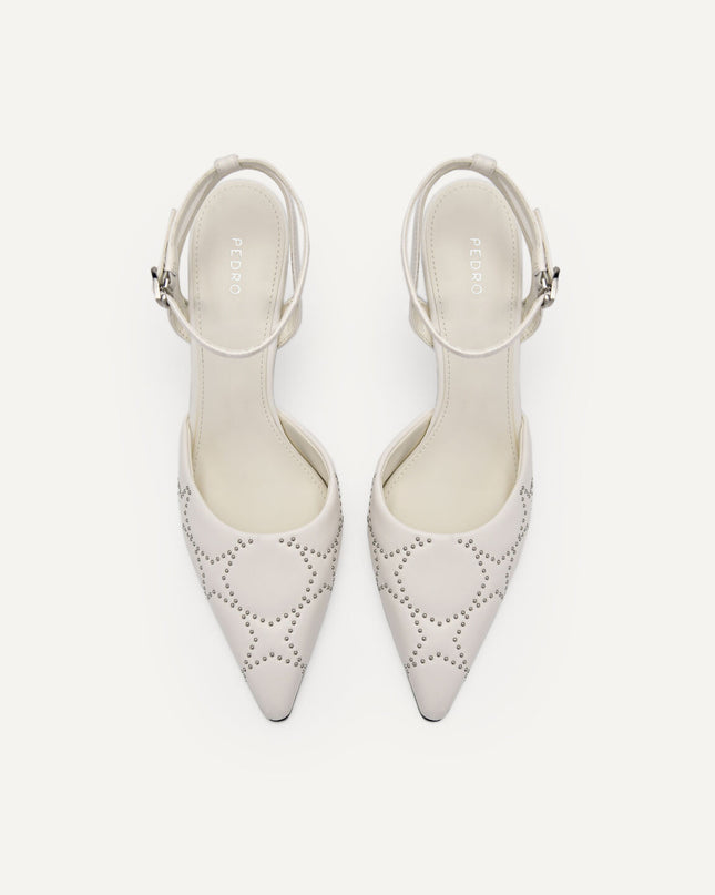 Joan Leather Pumps - White