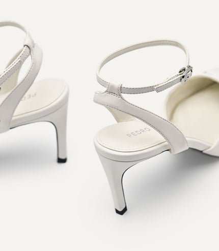 Joan Leather Pumps - White