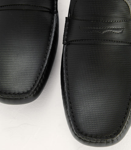 Textured Penny Moccasin