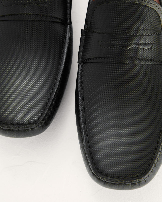 Textured Penny Moccasin