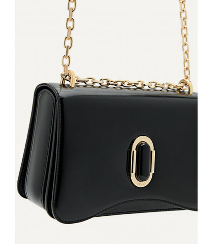PEDRO Studio Rift Leather Shoulder Bag - Black