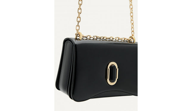 PEDRO Studio Rift Leather Shoulder Bag - Black