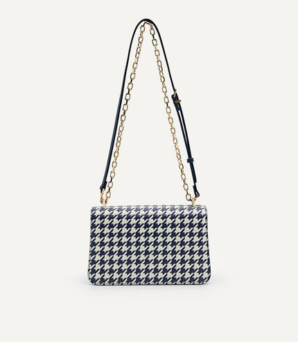 PEDRO Studio Rift Leather Shoulder Bag - Navy