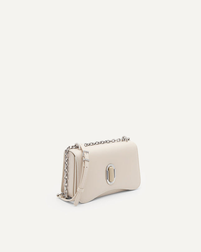 PEDRO Studio Rift Leather Shoulder Bag - Cream