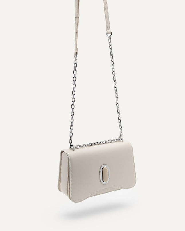 PEDRO Studio Rift Leather Shoulder Bag - Cream