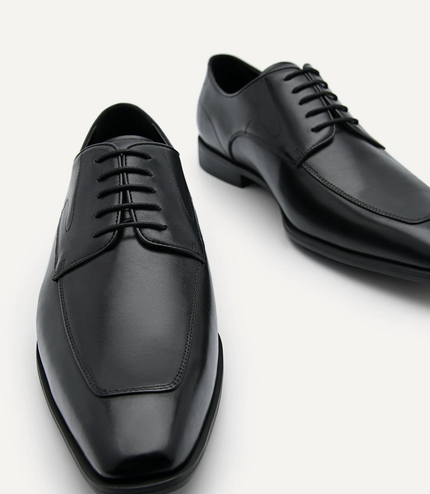 Altitude Lightweight Derby Shoes - Black
