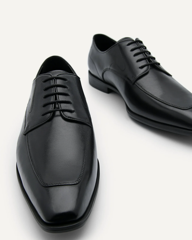 Altitude Lightweight Derby Shoes - Black