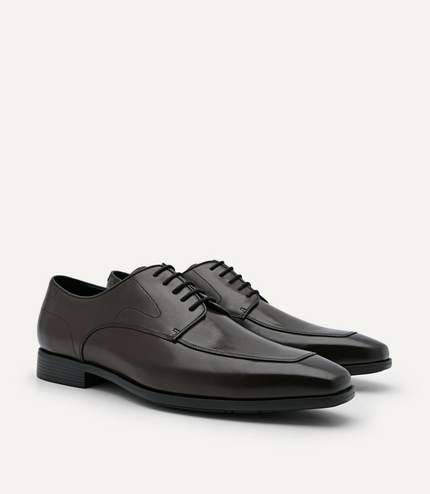 Altitude Lightweight Derby Shoes - Dark Brown