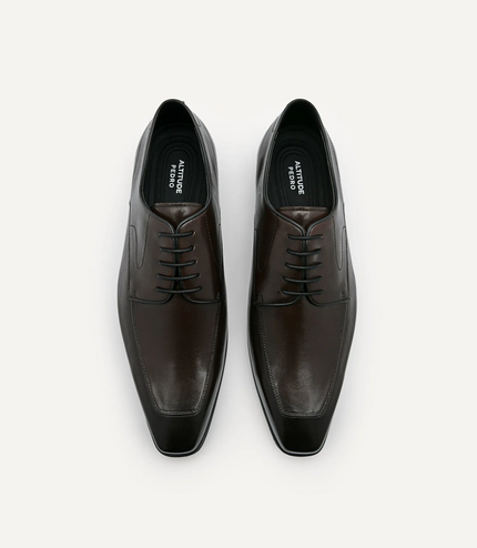 Altitude Lightweight Derby Shoes - Dark Brown