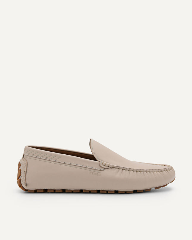 Leather Moccasins - Sand