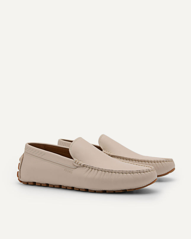 Leather Moccasins - Sand