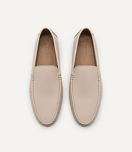 Leather Moccasins - Sand
