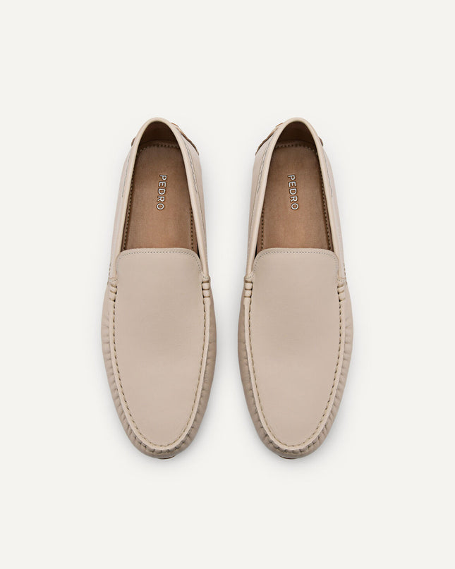 Leather Moccasins - Sand