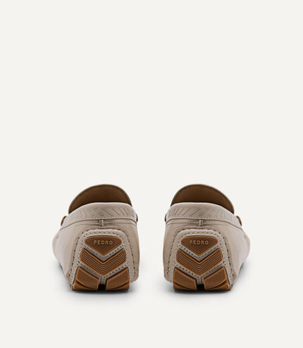 Leather Moccasins - Sand