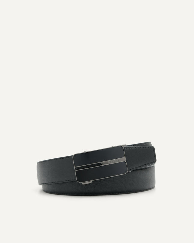 Embossed Leather Automatic Belt