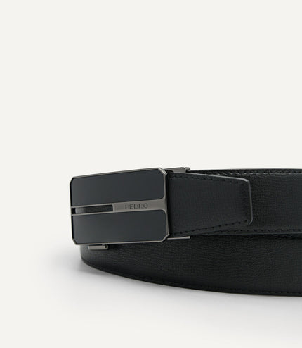 Embossed Leather Automatic Belt