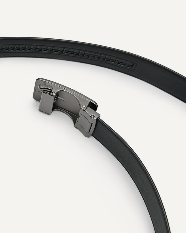 Embossed Leather Automatic Belt
