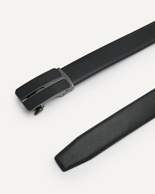 Embossed Leather Automatic Belt