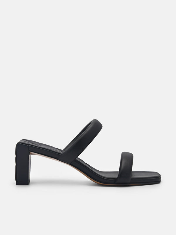 Aster Heel Sandals - Black
