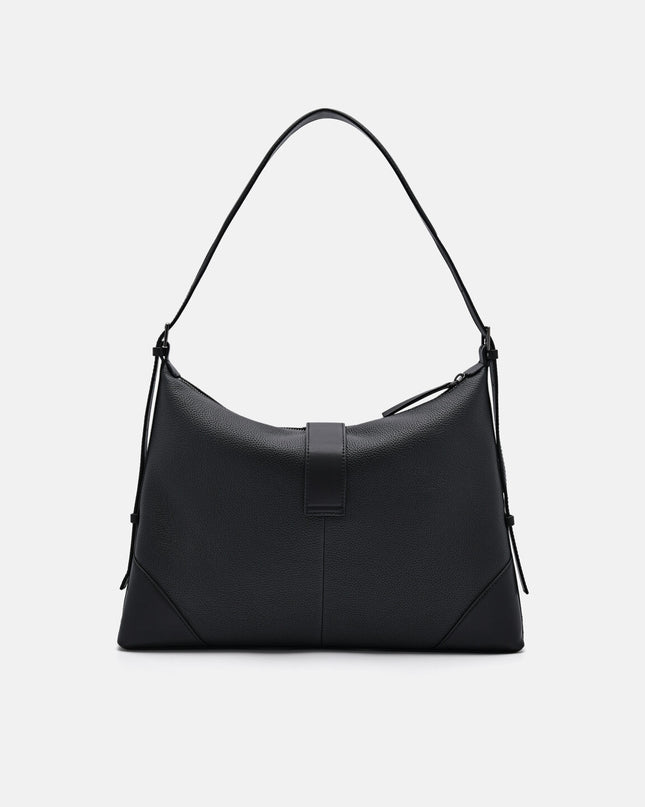 Helix Leather Hobo Bag