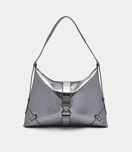 Helix Leather Hobo Bag